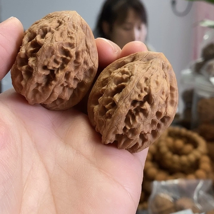 文玩核桃把件38大古石小众