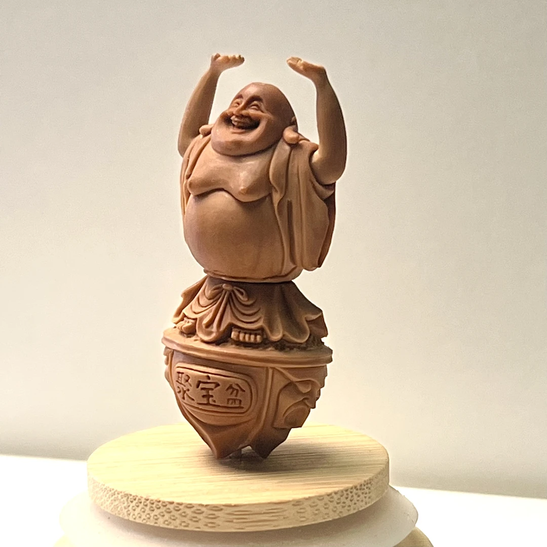 【心派微雕】橄榄核雕（皆大欢喜）核雕手串非遗文化手工雕刻原创设计