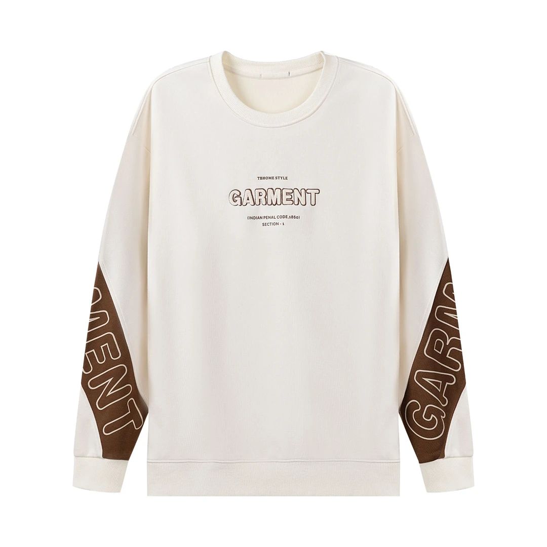 【胡轩奥莱店】圆领百搭休闲长袖卫衣/S106410018101