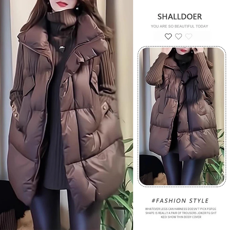 时尚百搭背心棉服马甲女2025冬季新款立领休闲坎肩设计感纯色衣服