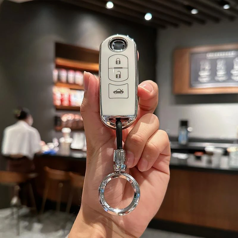 适用于马自达昂克赛拉钥匙套CX4阿特兹CX5扣次世代马3cx30钥匙扣