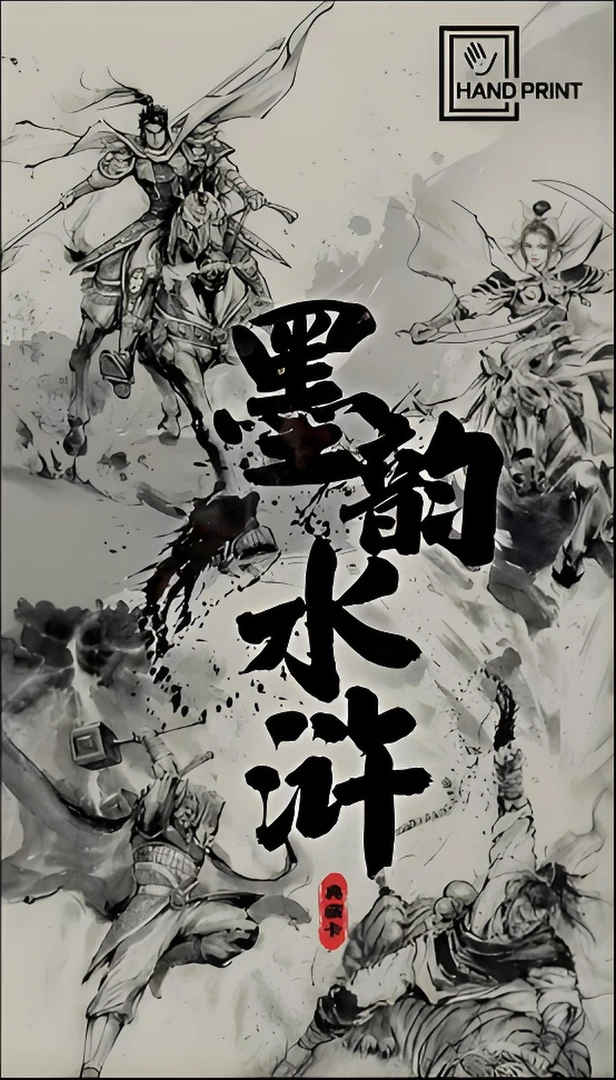 一昂羊专属【拆盒】正版授权《墨韵水浒》第一弹 收藏卡牌盲盒（代拆）