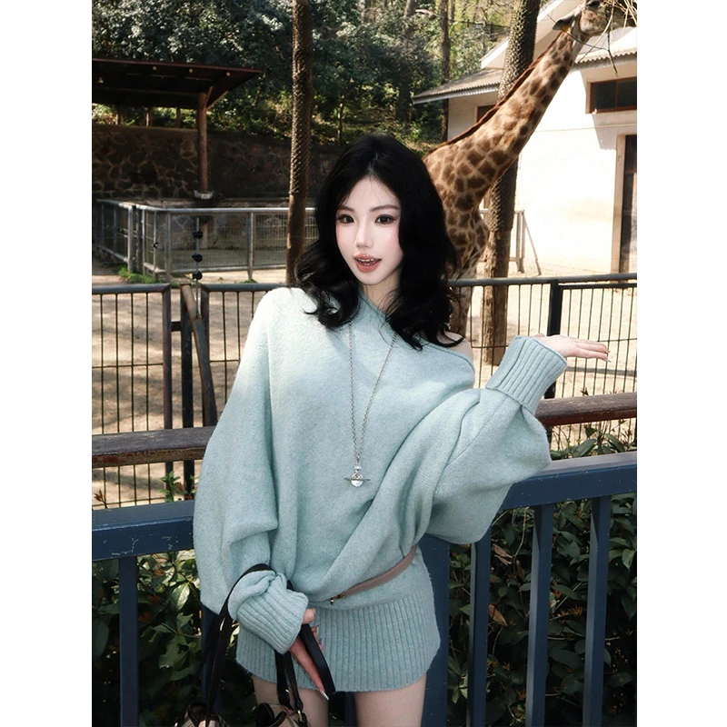 巨好看的秋装一整套韩系松弛感穿搭秋季慵懒温柔风减龄两件套装女