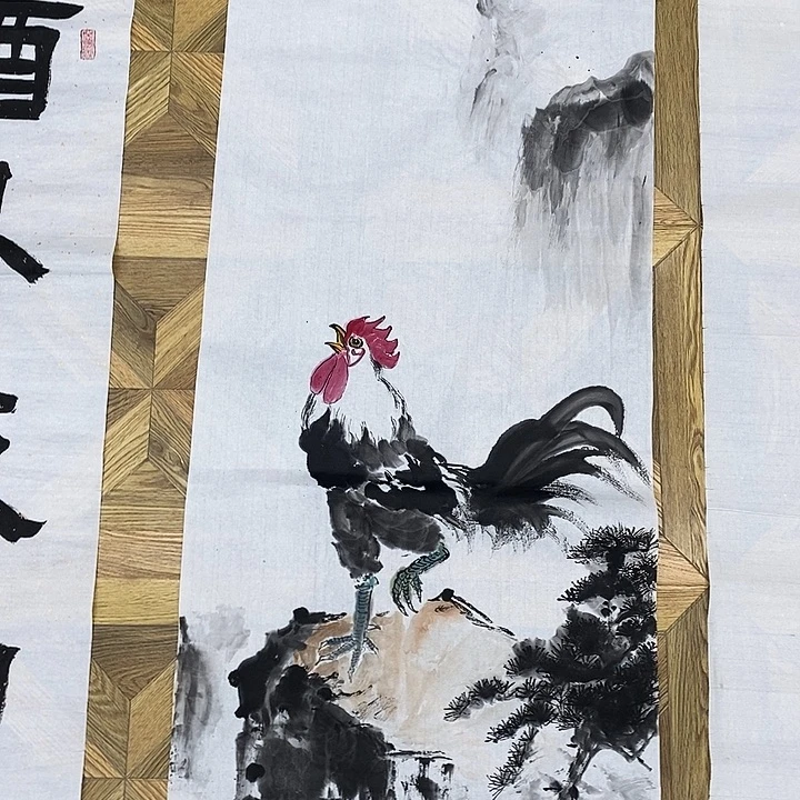 鸡，三尺整张作品！