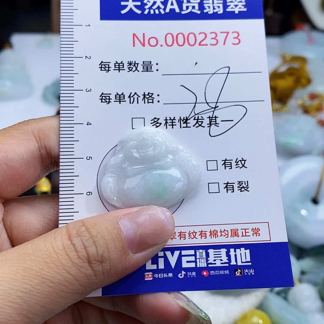 翡翠未镶嵌颈饰2373
