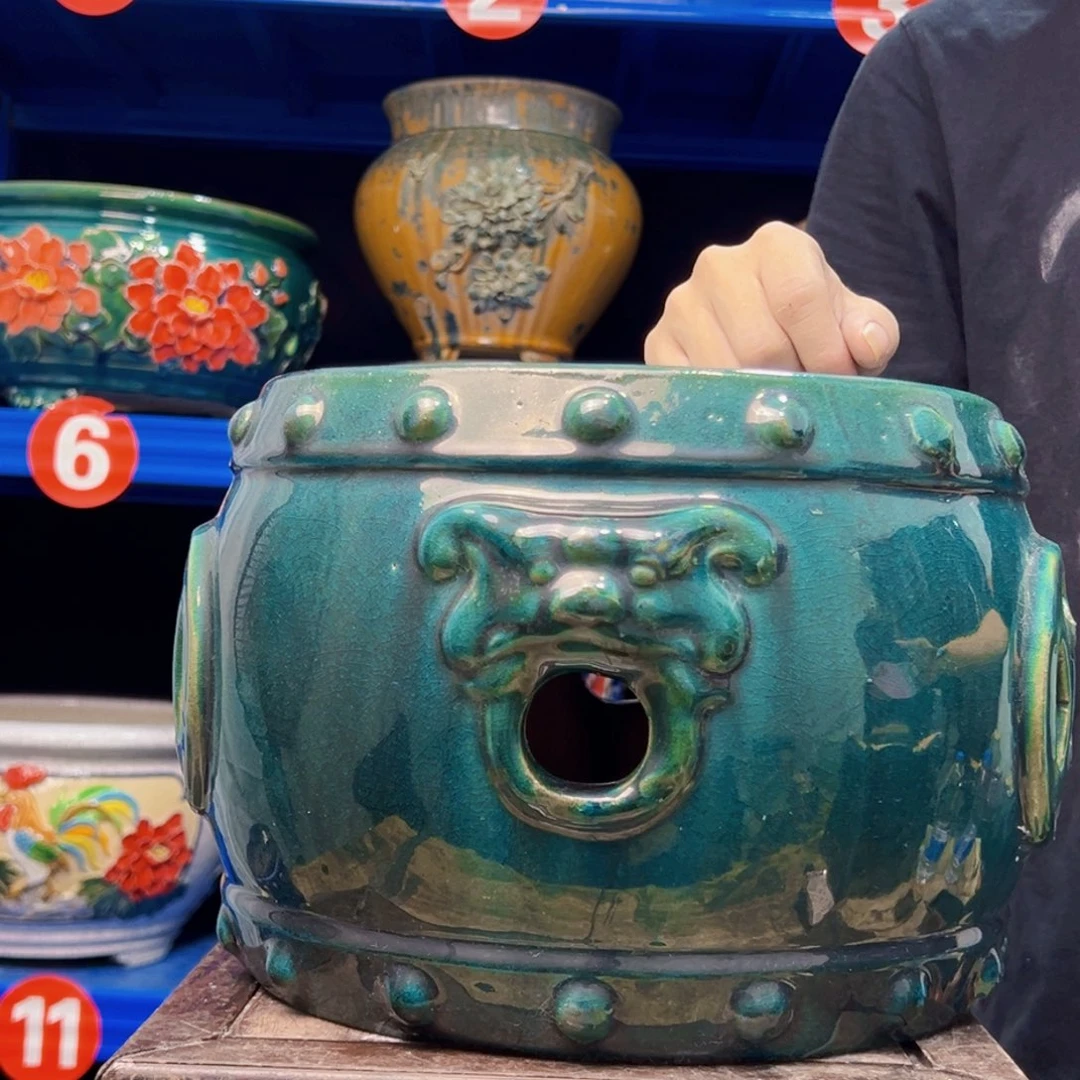 林***东石湾盆石湾盆精品瑕