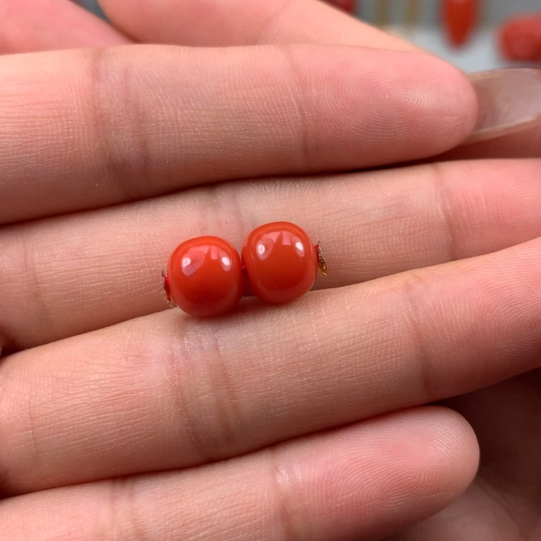 南红玛瑙珠子未镶嵌