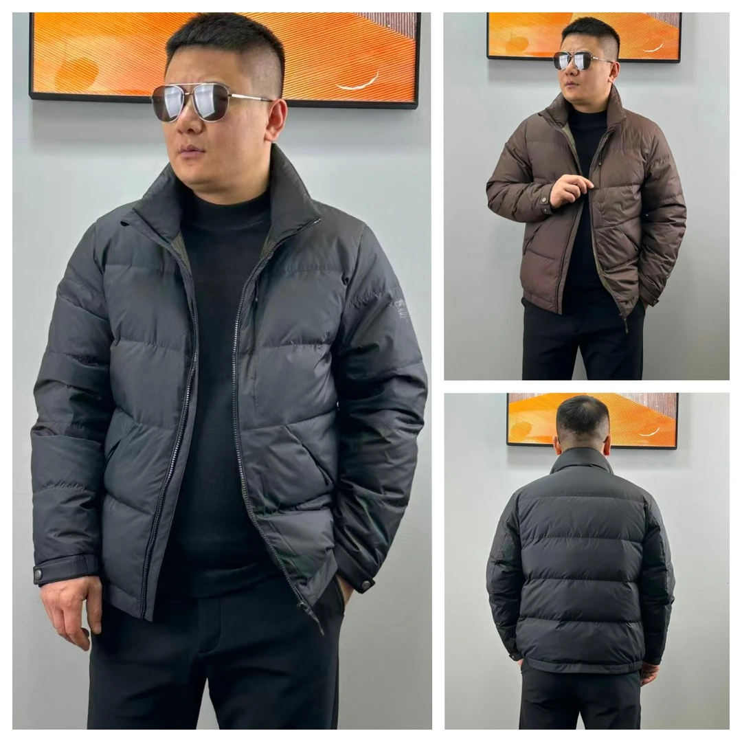 杰克朗博【鹅绒系列】简约大方商务休闲男士羽绒服8757