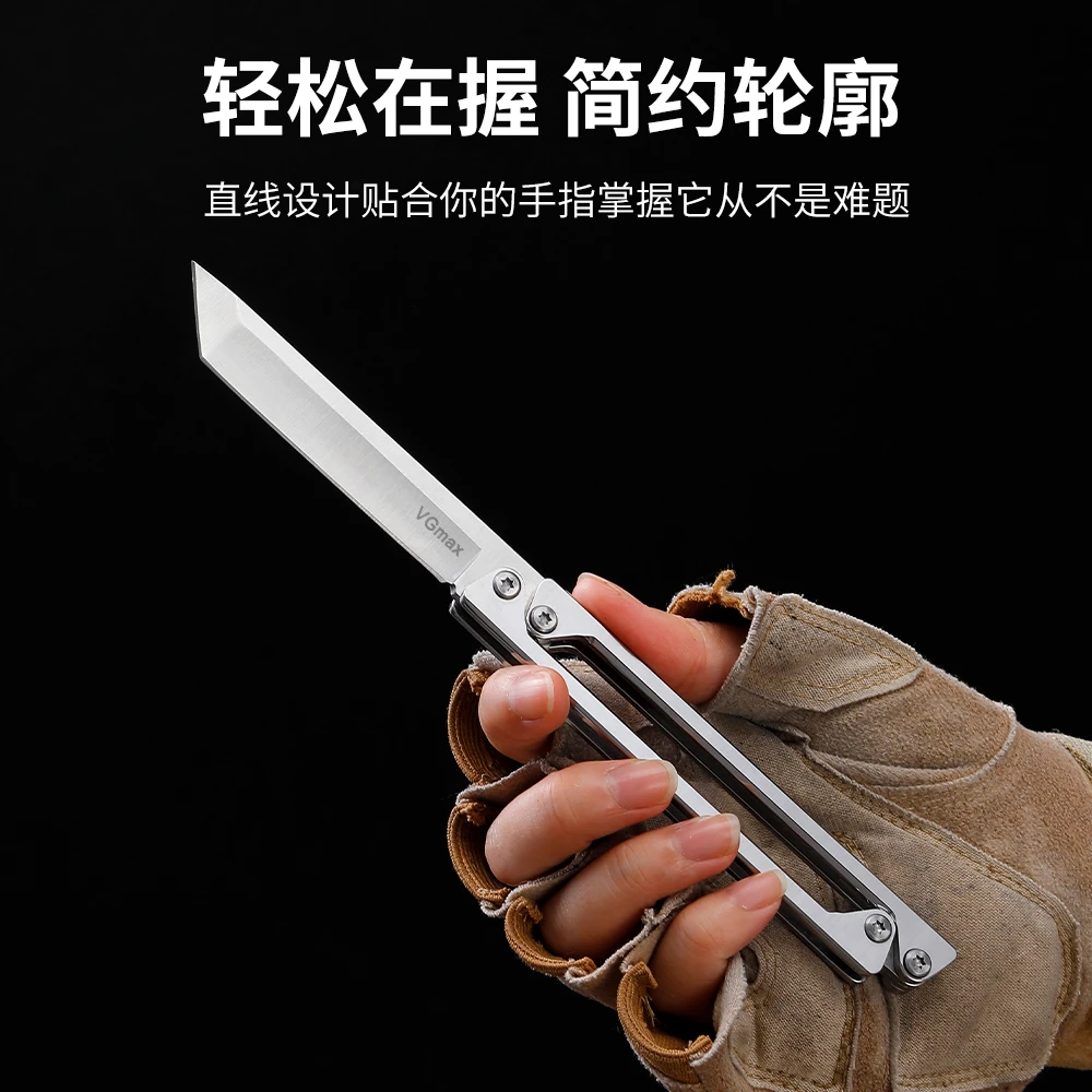 画影小刀手把肉小刀水果刀便携不锈钢折叠刀口袋刀拆快递小刀