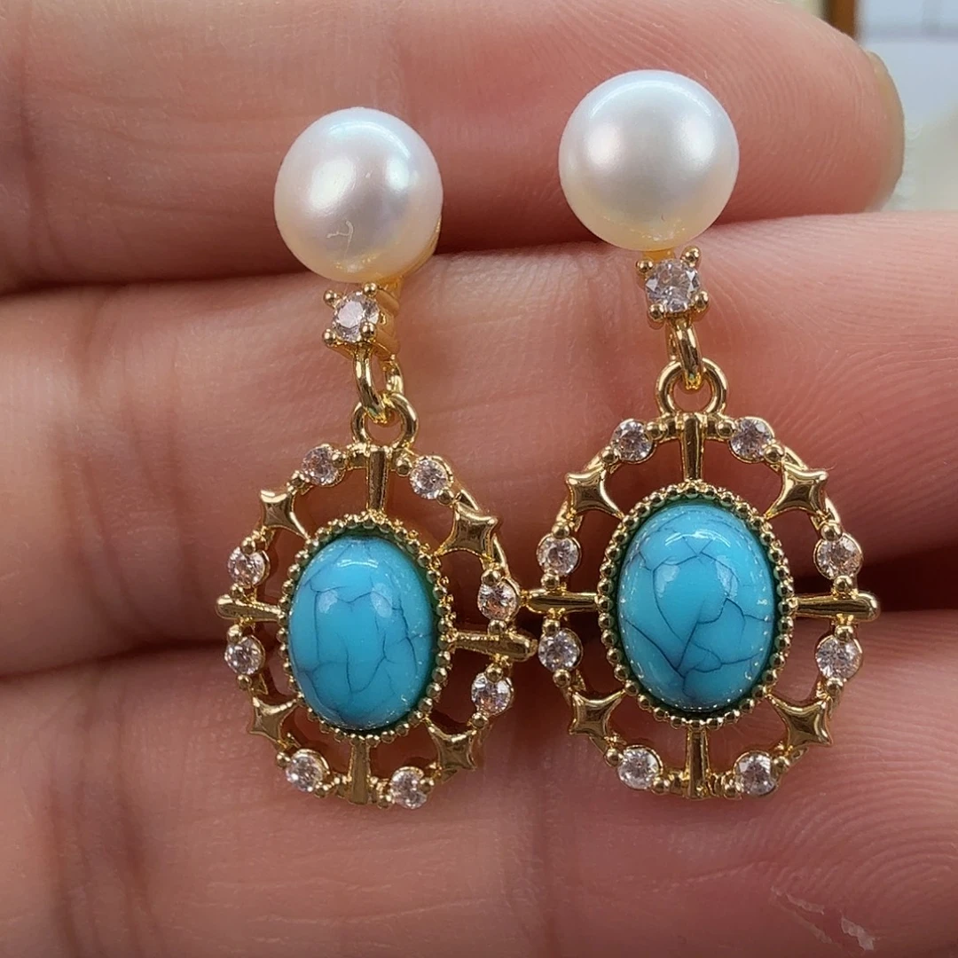 未镶嵌耳饰淡水珍珠