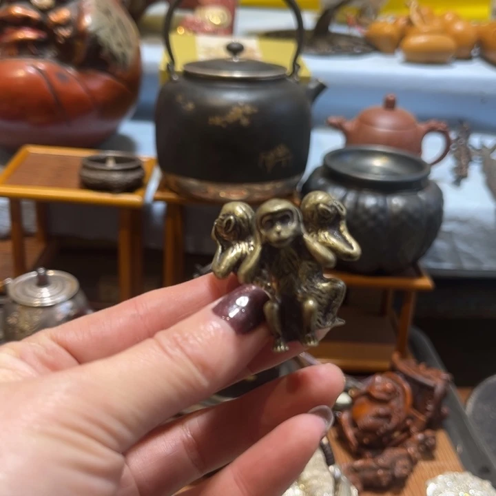 铜中古工艺品摆件