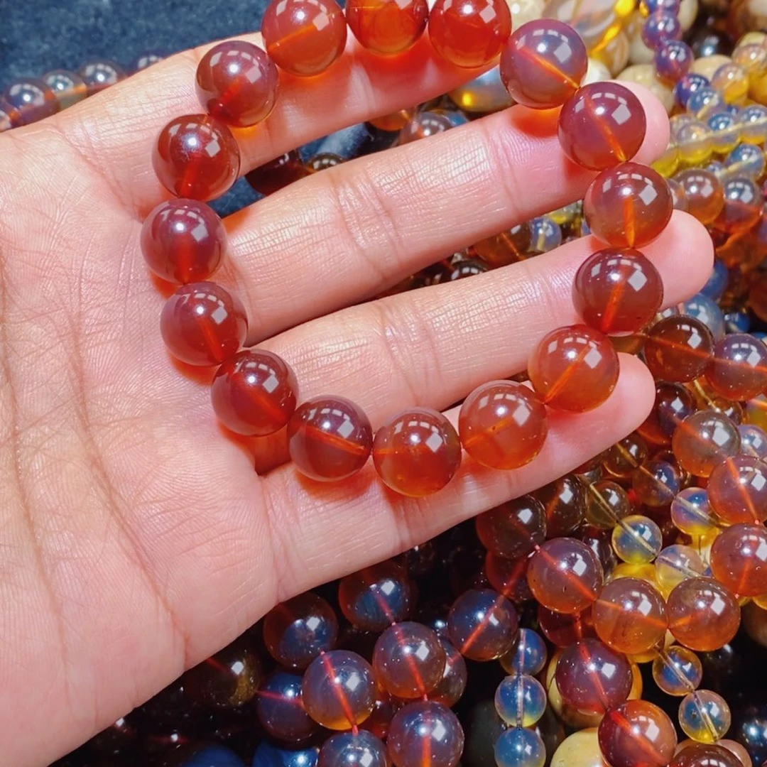 未镶嵌琥珀手链逍**士