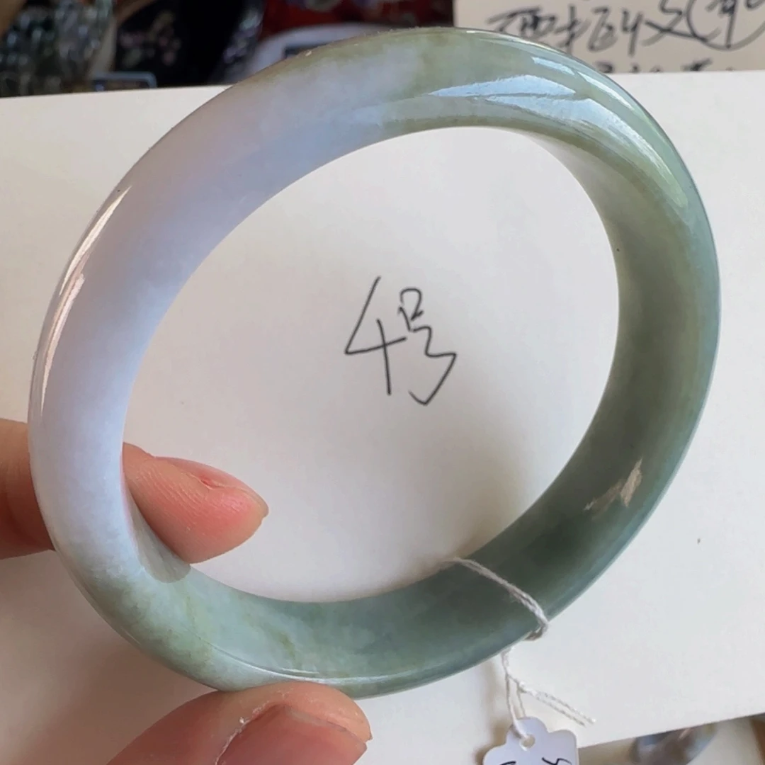 翡翠手镯未镶嵌老坑58.9