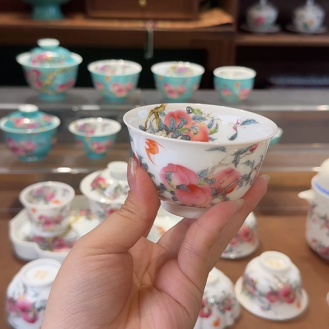 珐琅彩主人杯茶具系列