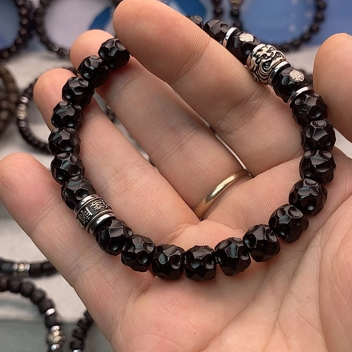 手串椰蒂98奶酪双配饰黑金