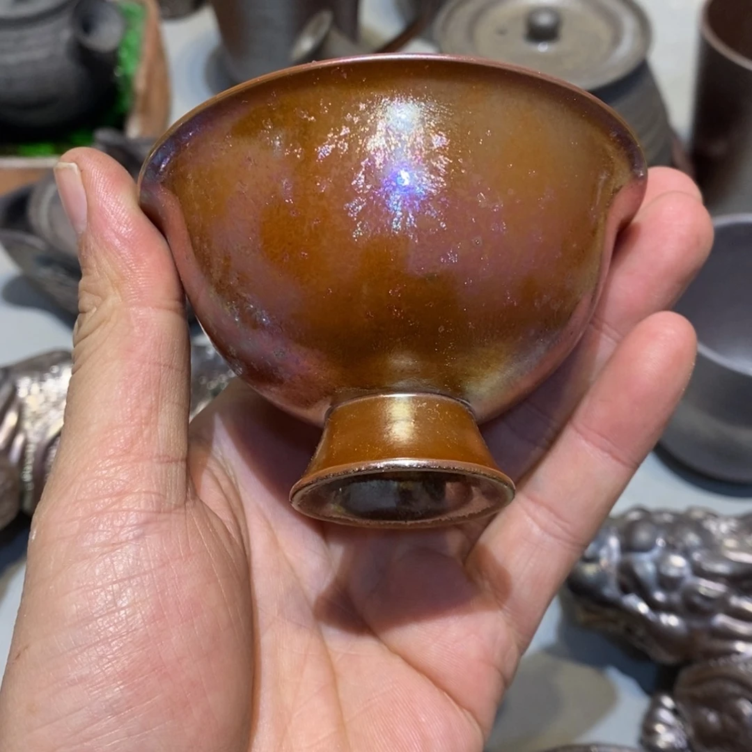 柴烧茶具陶瓷杯子