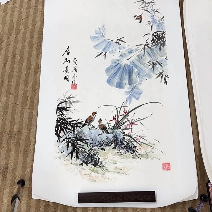 尚***士国画花鸟等多种鸟类和鸟类
