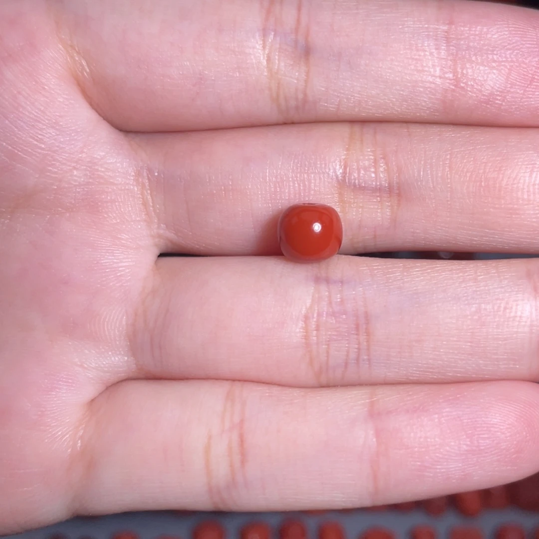 南红玛瑙未镶嵌瓦西老型7mm+
