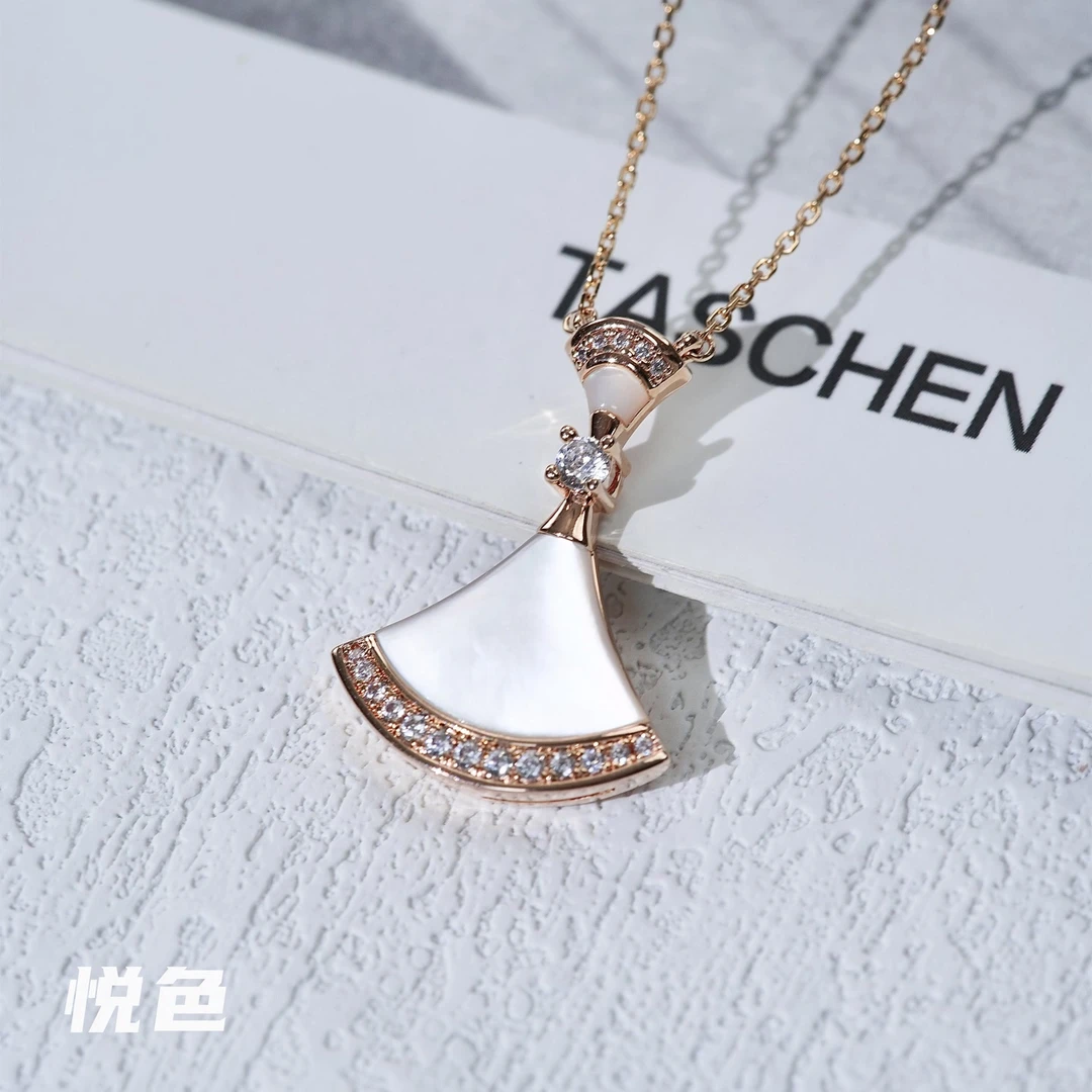 合金项链 『大裙子项链』气质时尚百搭风格大裙子大扇子项链