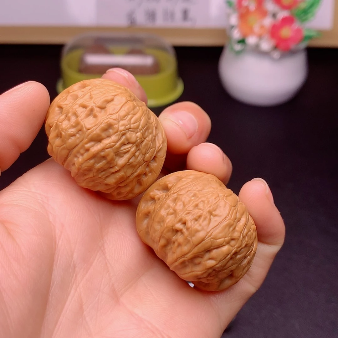 【闪购商品】文玩核桃把件铁锤38微修