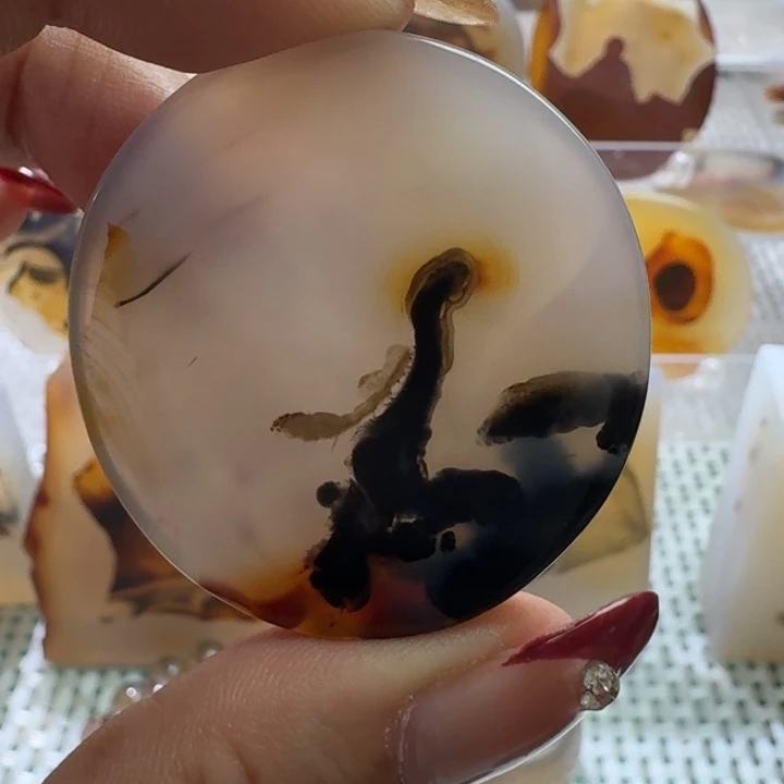 玛瑙/玉髓未镶嵌项链