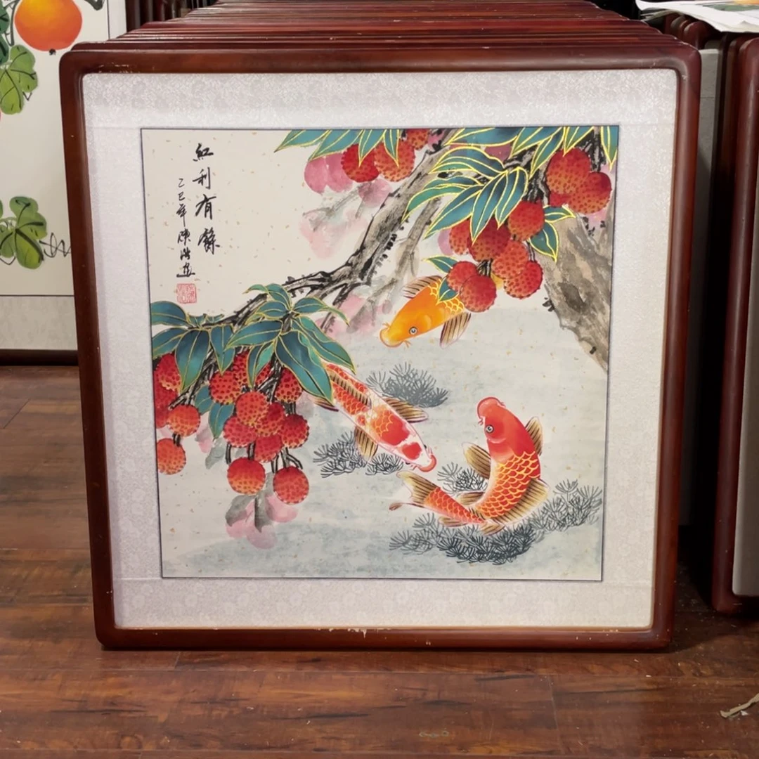 国画带框尺寸63*63厘米
