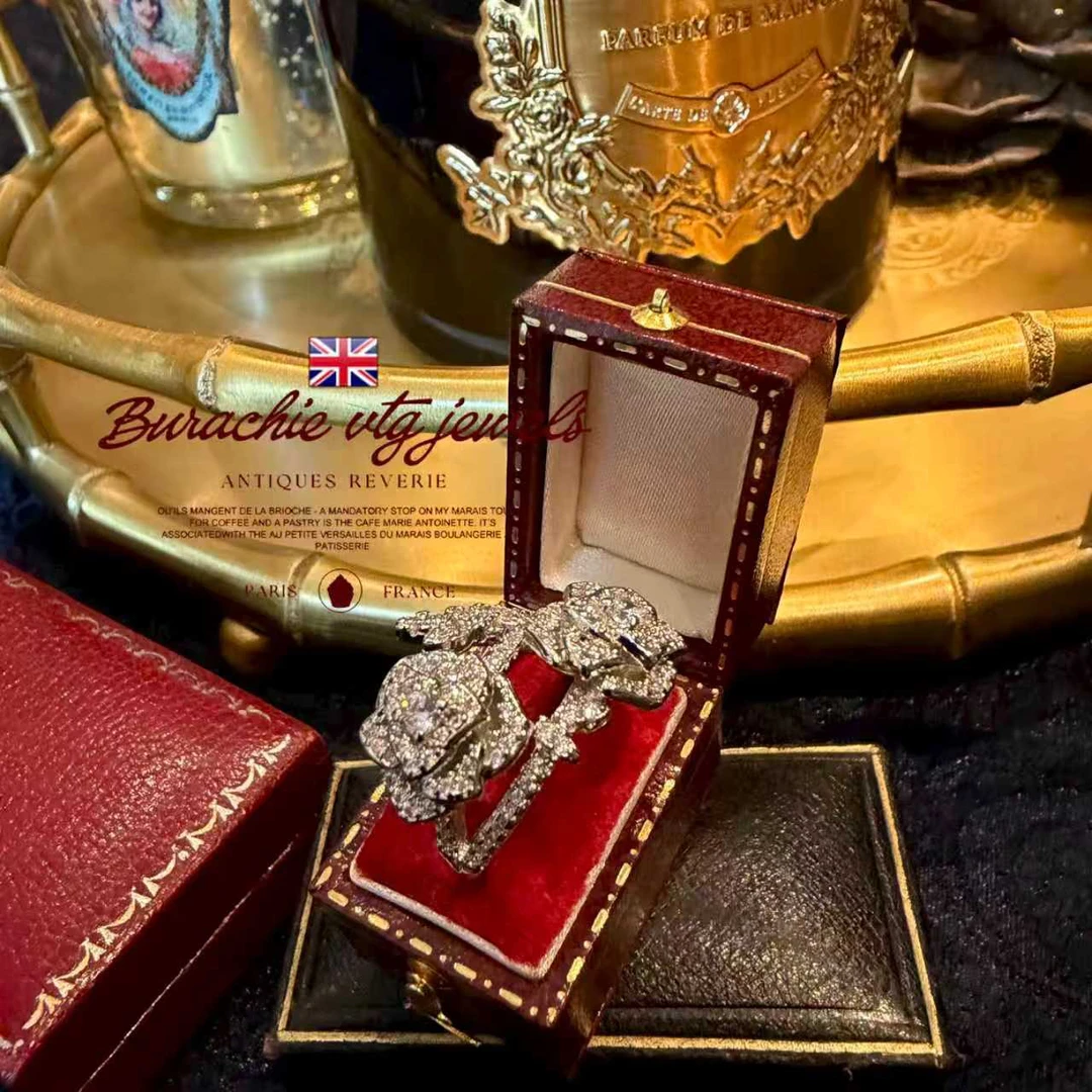 铜合金仿水晶戒指 【8933】周年珍藏英｜经典原标克拉款CrownFrett