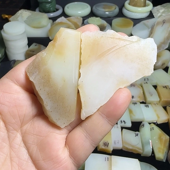 和田玉（白玉）未镶嵌珠宝半成品