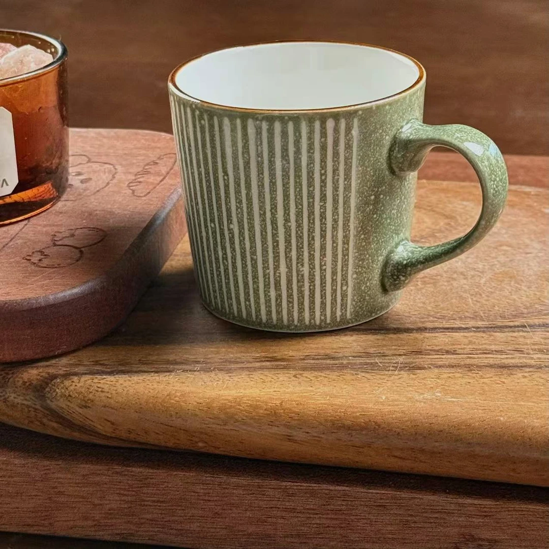 b157 做旧陶瓷咖啡杯小容量牛奶杯 微瑕 凑满20发货