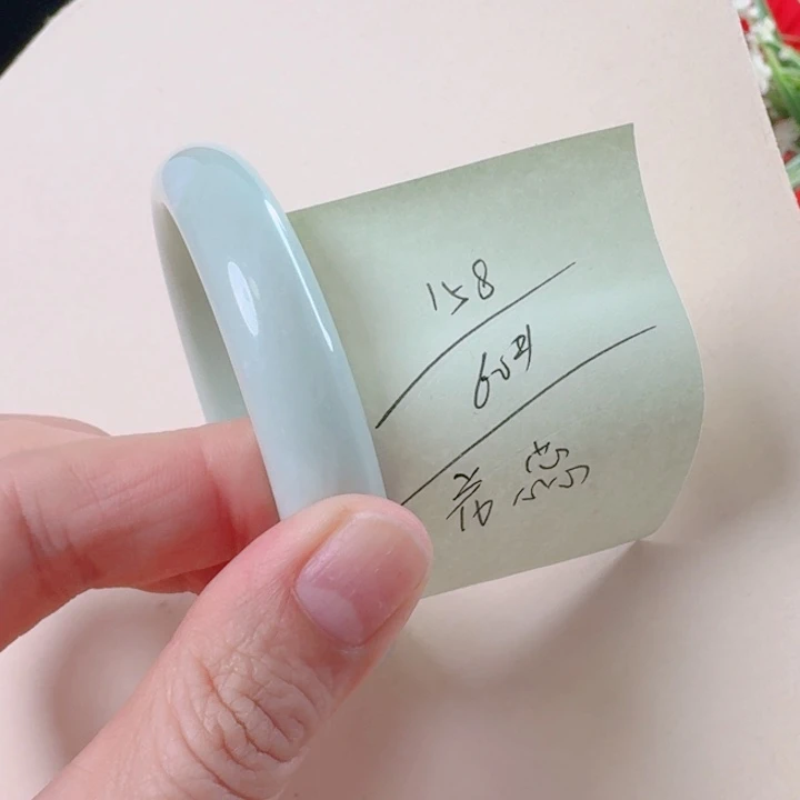 蓝田玉（蛇纹石化大理石玉）手镯未镶嵌花*