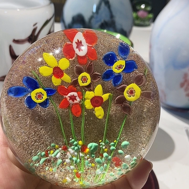 琉璃纯手工琉璃花球