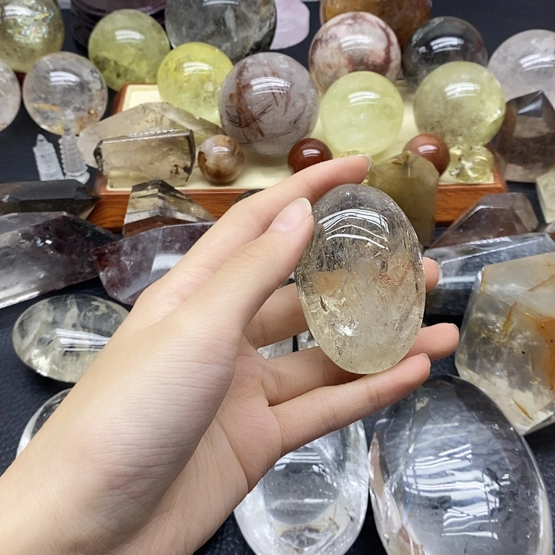 未镶嵌水晶珠宝半成品205水晶石