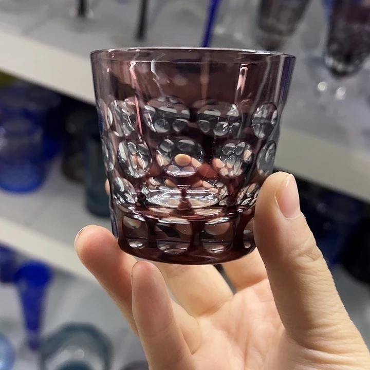 水晶玻璃平底款微瑕一个