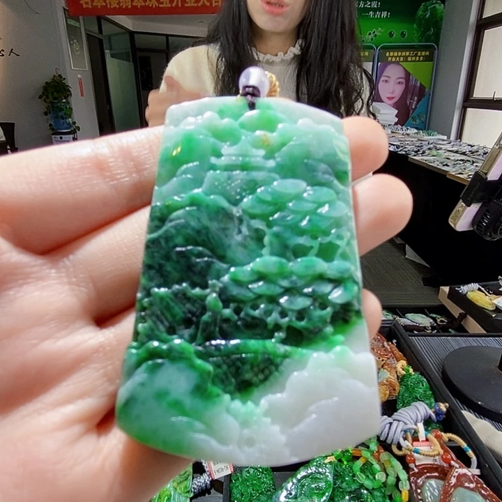 颈饰未镶嵌翡翠翡翠