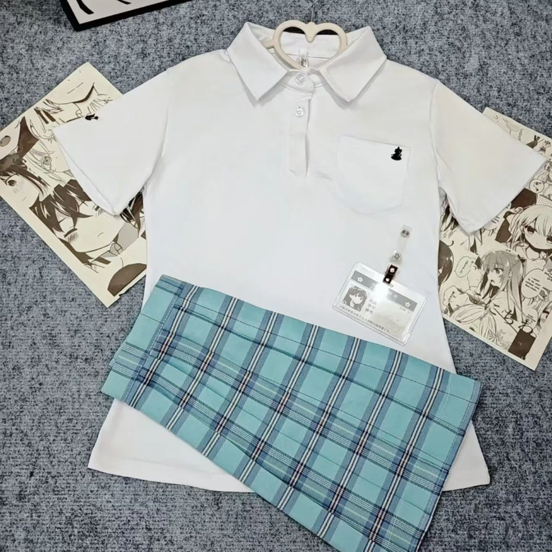 日系宽松型短袖学院风修身型显瘦夏季POLO衫时尚女款透气翻领上衣