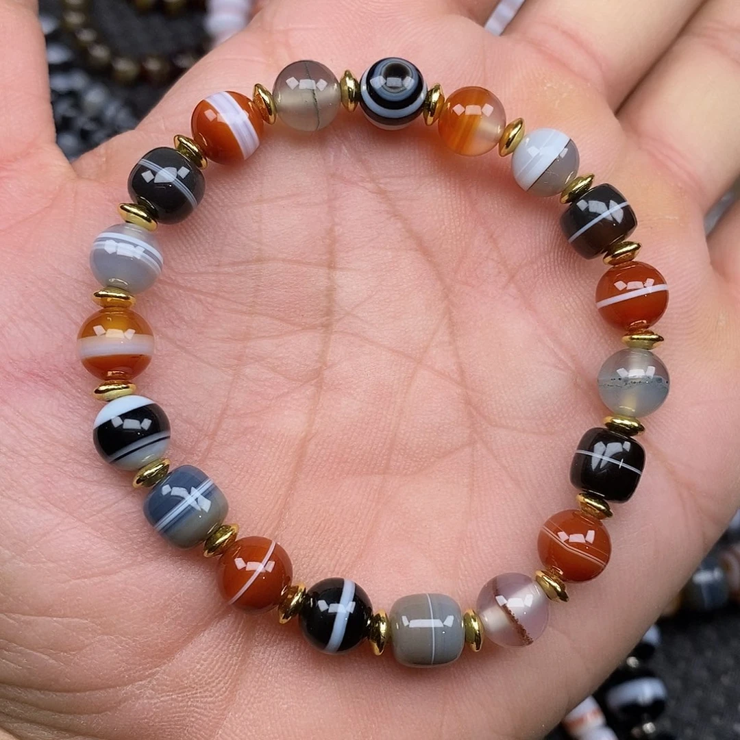 玛瑙/玉髓未镶嵌手链