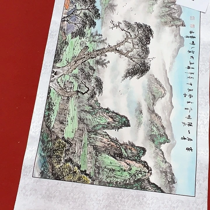 国画新年快乐纯手绘图