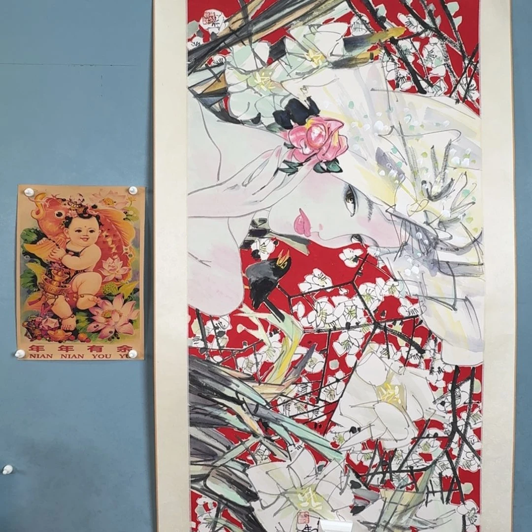 沐*年画花瓶等装饰品