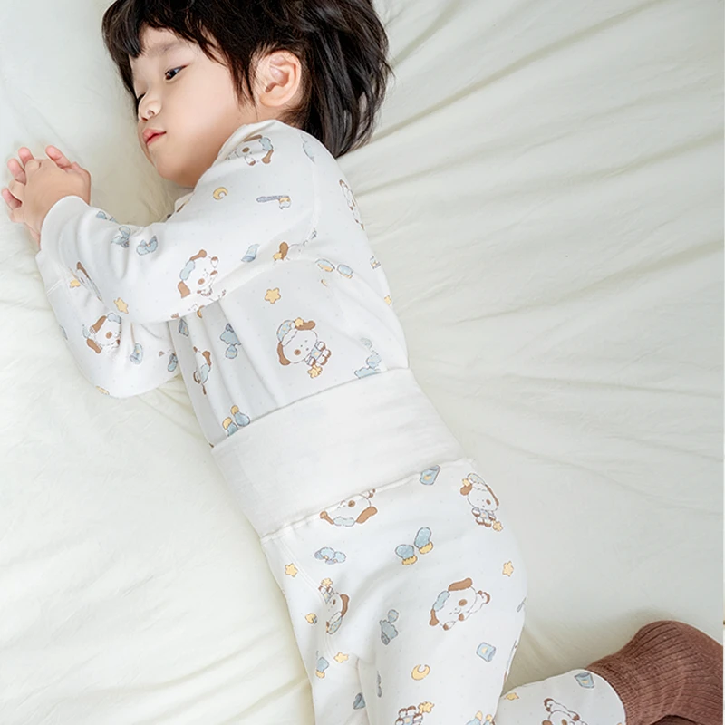 儿童秋冬舒绒云感棉300g秋衣高腰护肚无骨A类保暖内衣套装