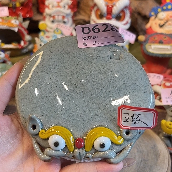 泥塑纯手工陶瓷摆件