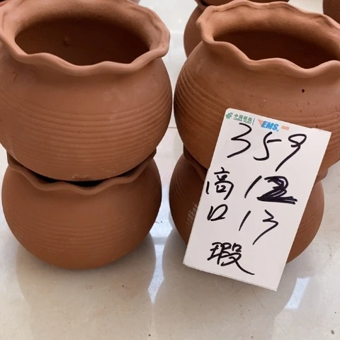 粗陶红陶绿植花盆359