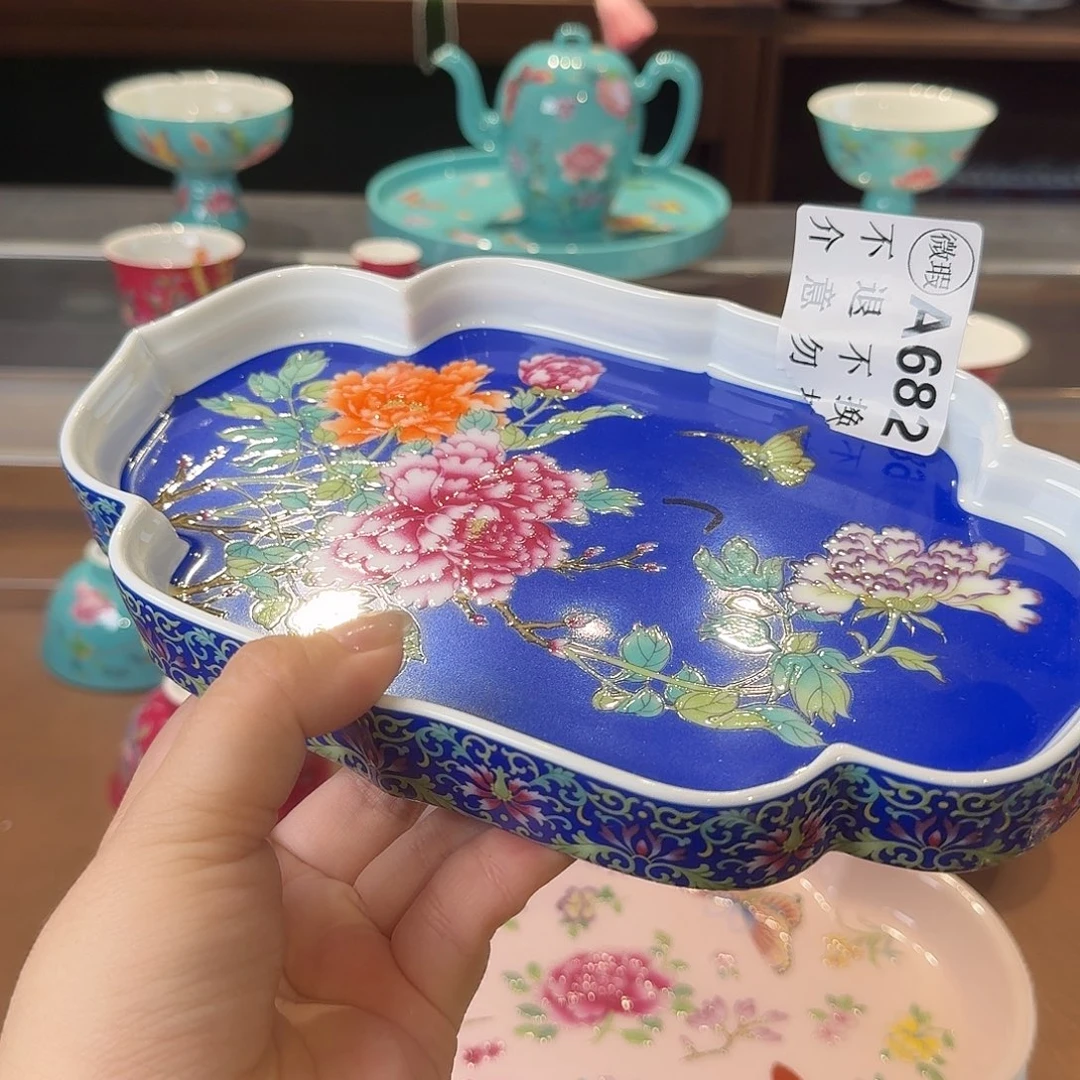 珐琅彩主人杯茶具系列