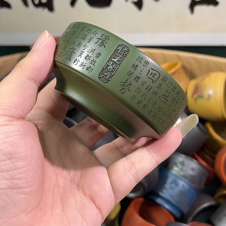 茶杯紫砂全手工紫砂主人杯