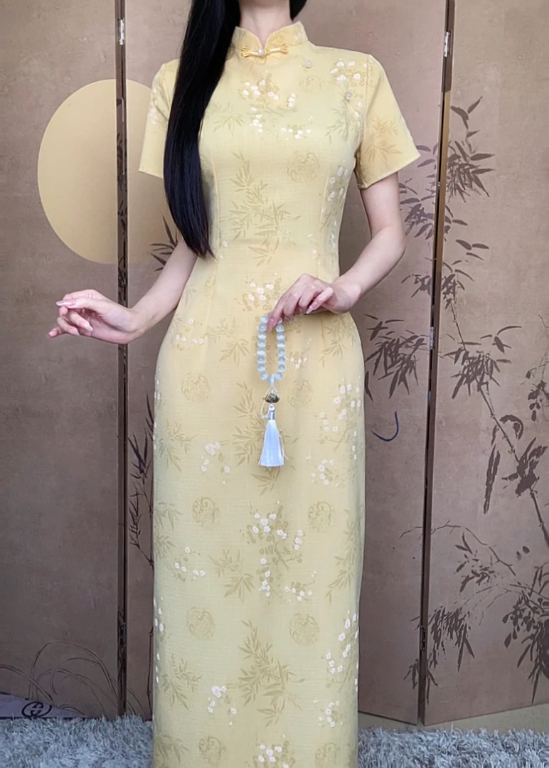 【袅袅江南】新中式国风清冷温婉气质旗袍连衣裙显瘦高级感