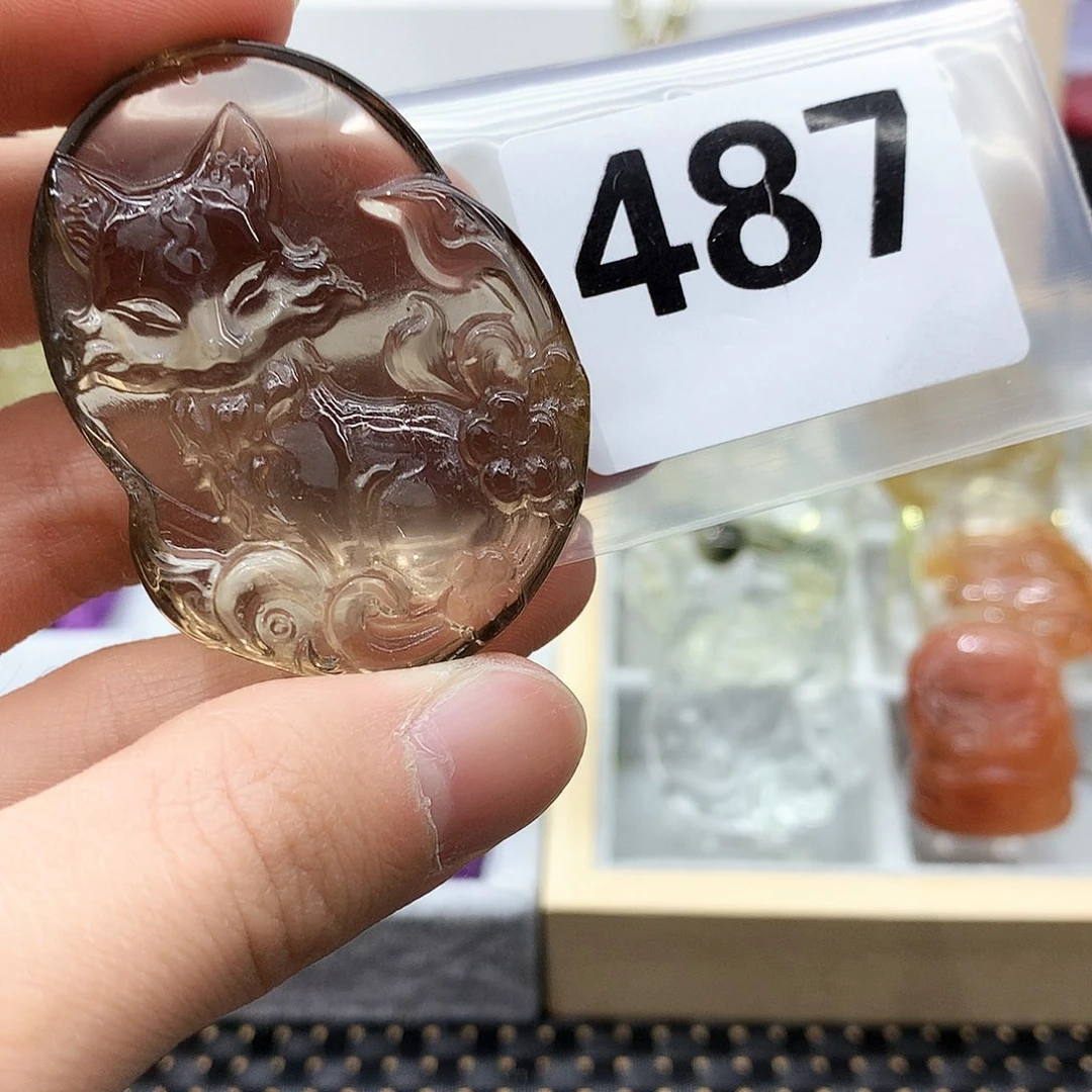 水晶颈饰未镶嵌挂件