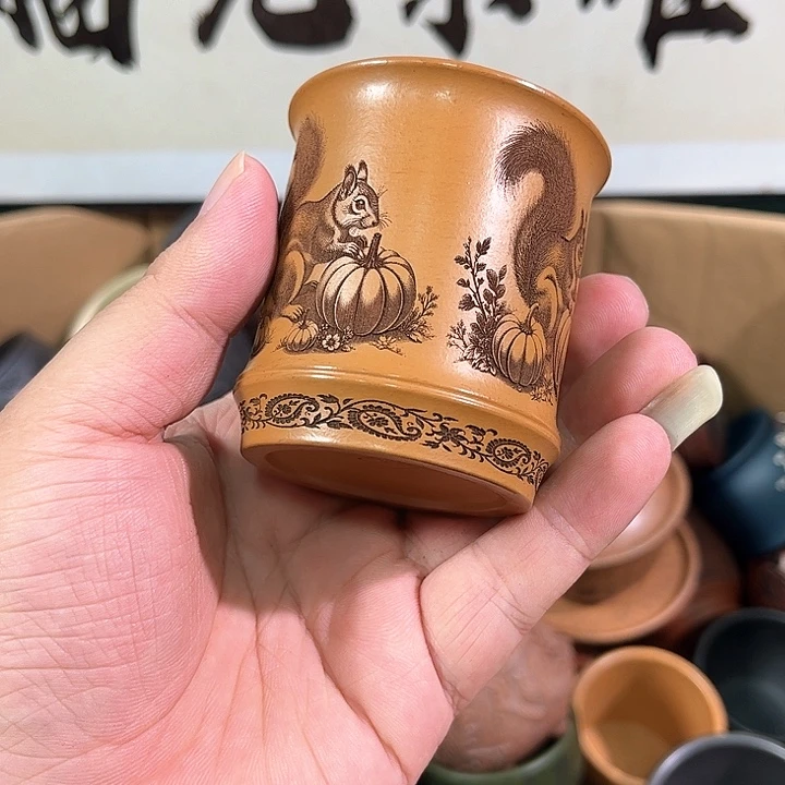 茶杯紫砂全手工紫砂主人杯