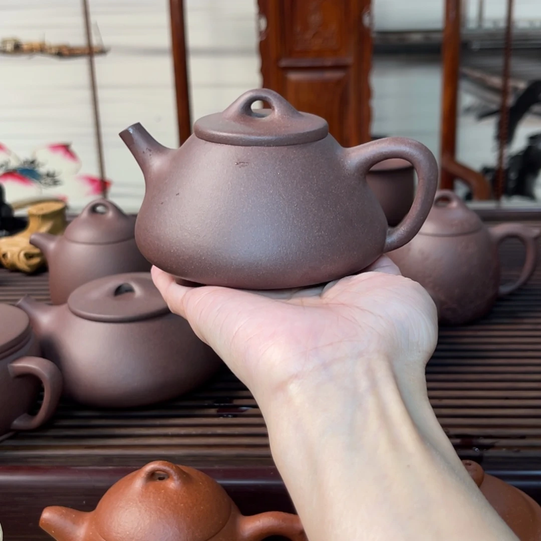 茶壶紫砂潘****子紫砂壶子冶石瓢