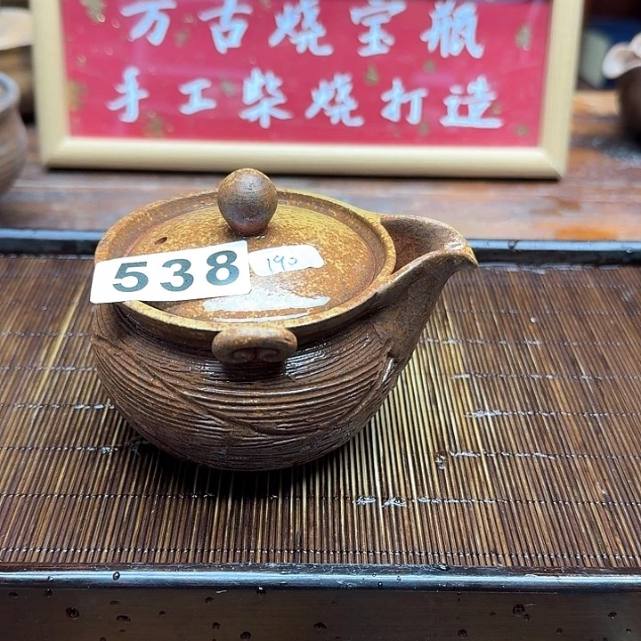 纯手工制作粗陶茶具