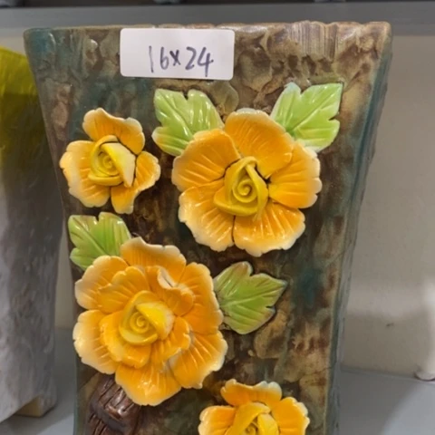 【闪购商品】红陶粗陶花瓶