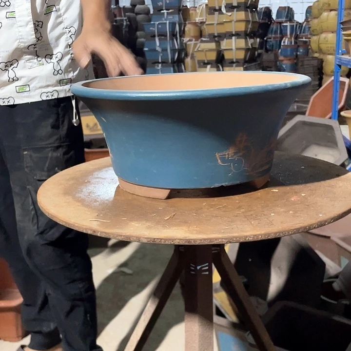 33蓝票口花盆花盆